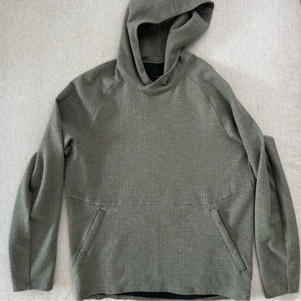 Lululemon At Ease Hoodie Sage Grey Medium